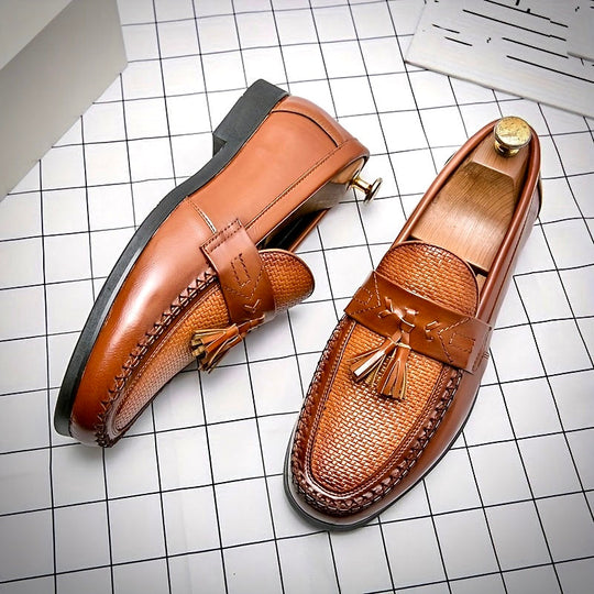 Vance | Klassische Leder Slipper für zeitlosen Stil