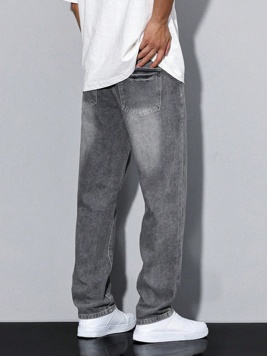 Daan - Men's Casual Jeans Cotton Blend Loose Fit 8