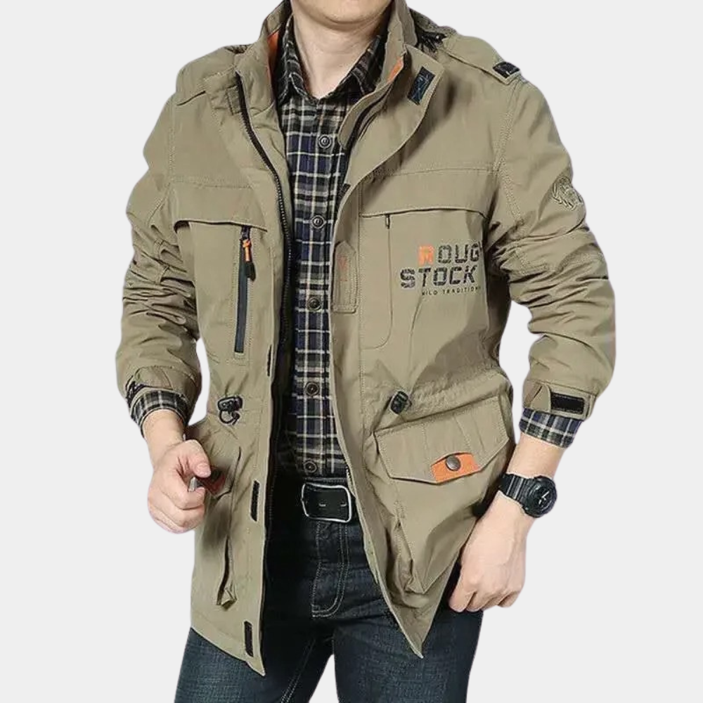 Damond | Leichte, stilvolle, vielseitige Cargo-Jacke für den Sommer