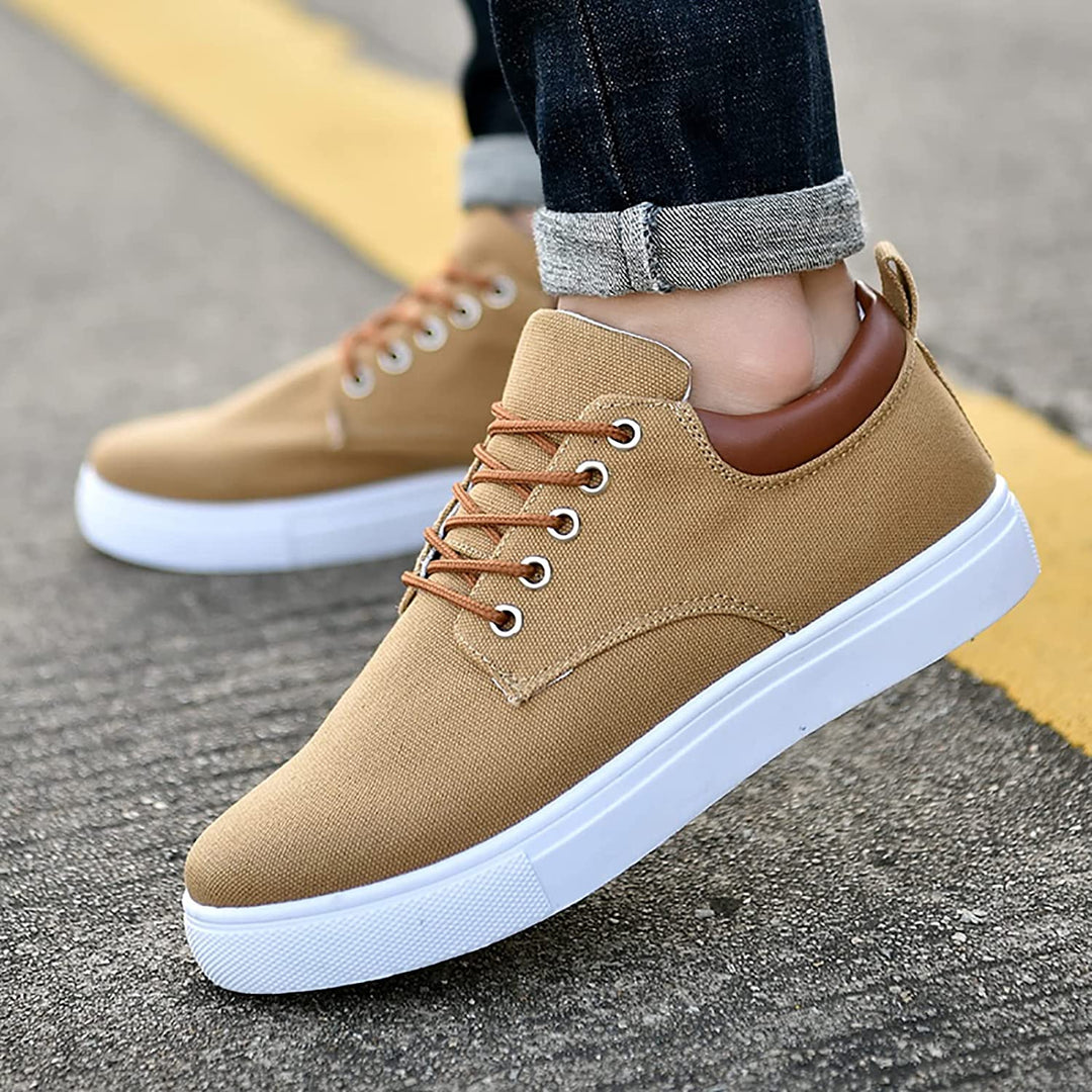 Dante - Men's Canvas Sneakers Comfortable Durable Versatile Style 11