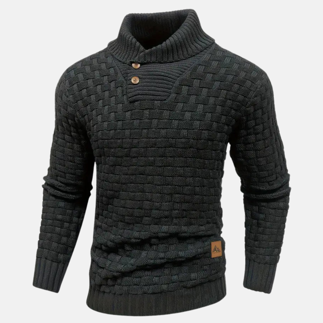 Kaso | Gemütlicher, modischer Pullover mit Knöpfen
