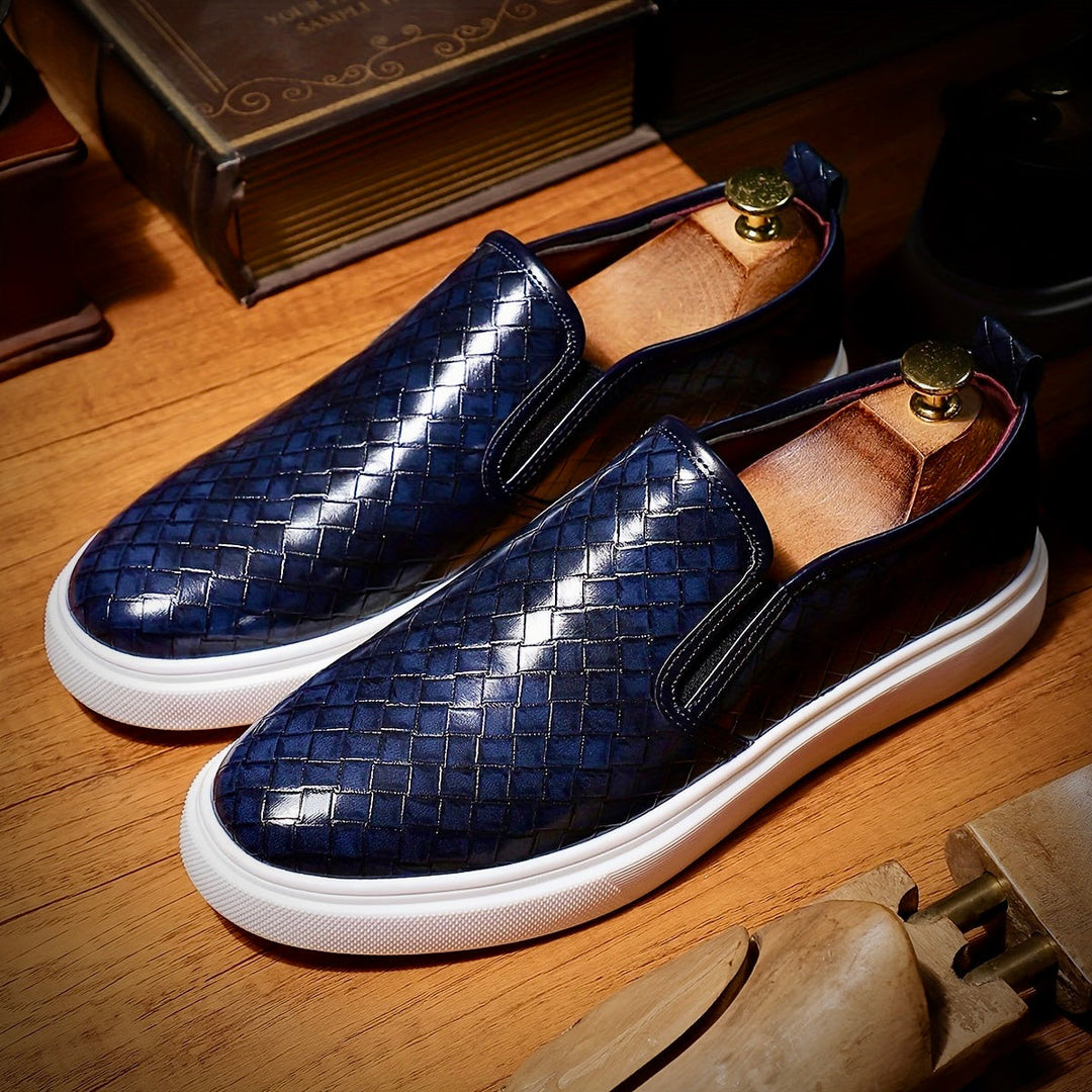 Darius | Premium Graf Leather Slip-On Shoes for Comfort