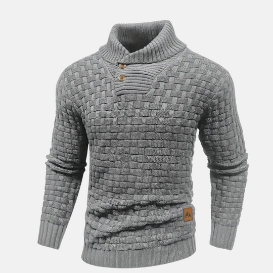 Kaso | Gemütlicher, modischer Pullover mit Knöpfen