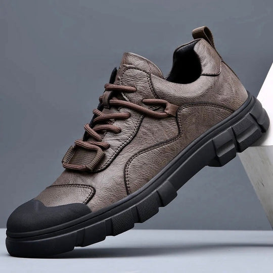 Evander | Stylische Leder-Sneaker für urbanen Komfort