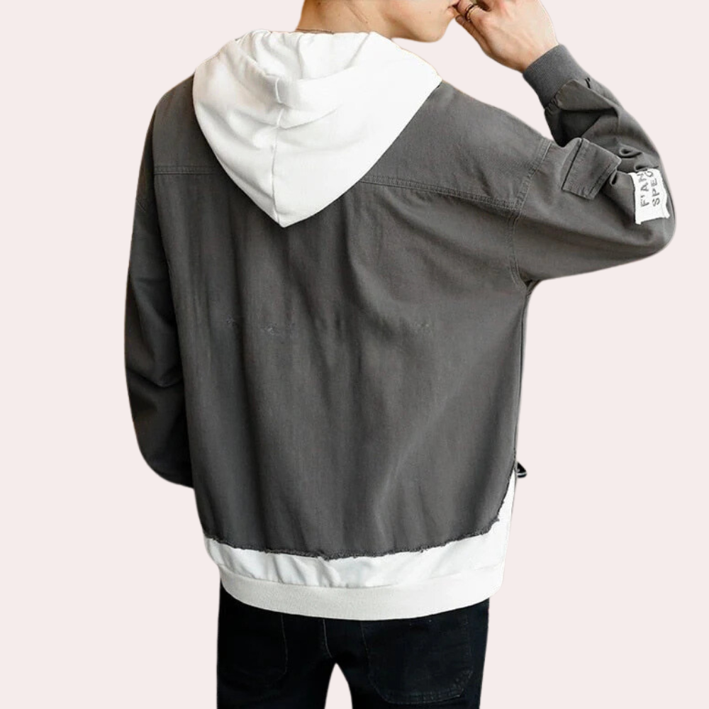 Milen | Stilvoller Denim-Hoodie für Herren