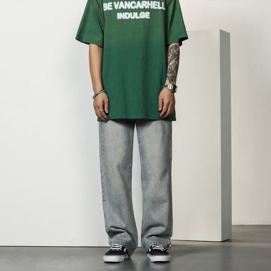 Gavin - Men's Bootcut Jeans High Waist Casual Fit Denim 2