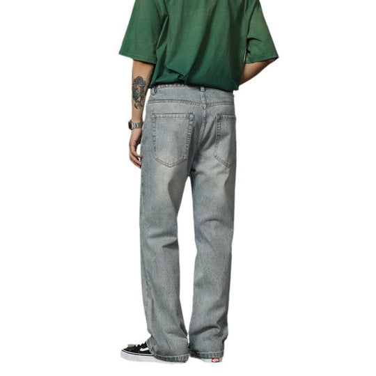 Gavin - Men's Bootcut Jeans High Waist Casual Fit Denim 5