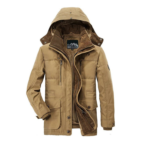 Gino - Men's Winter Jacket Water-Resistant Cozy Lining Stylish Design 0