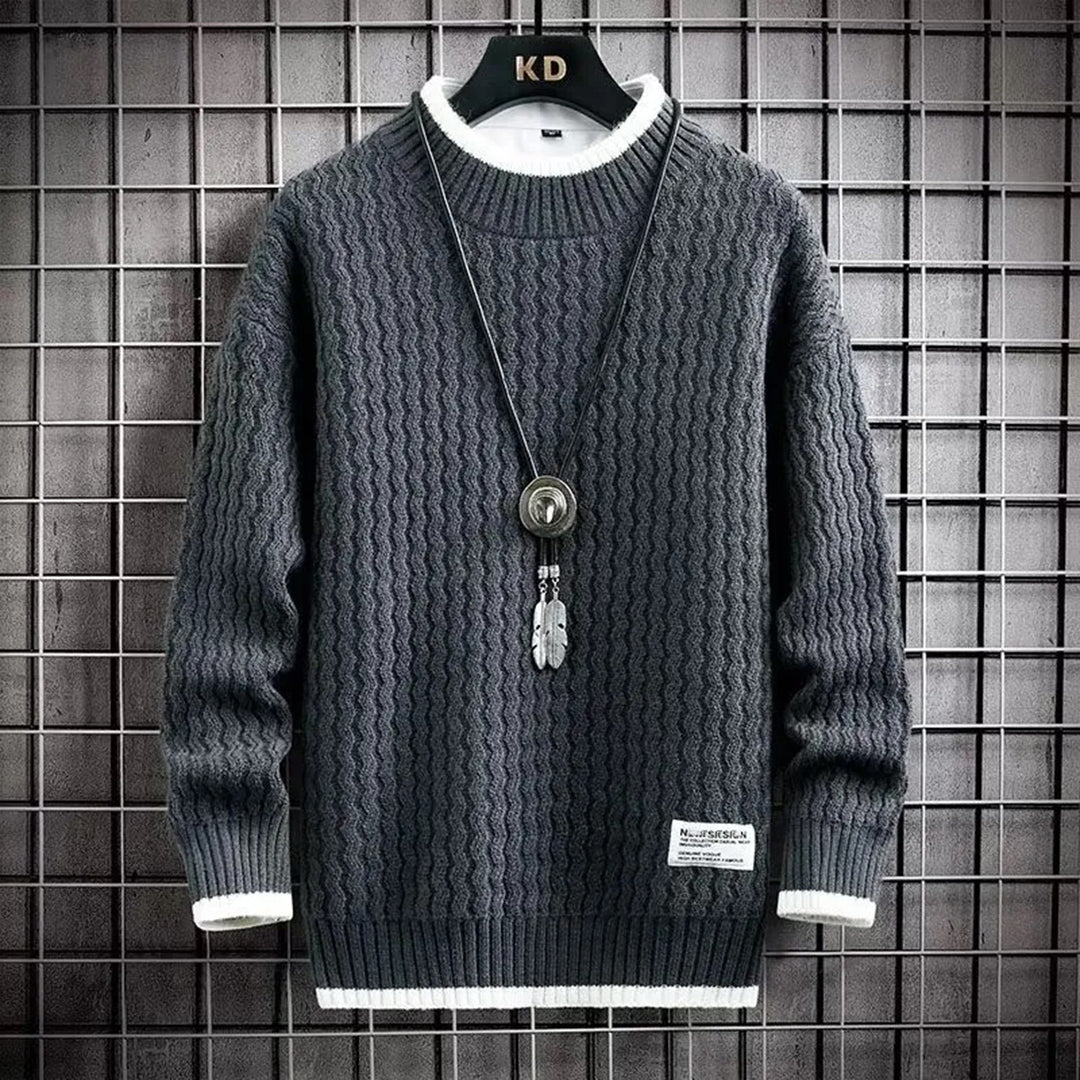 Leroy | Gemütlicher, dicker Strickpullover für Komfort und Stil