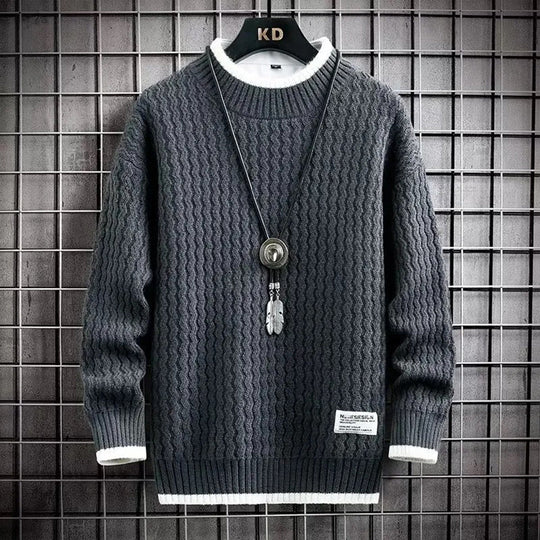 Leroy | Gemütlicher, dicker Strickpullover für Komfort und Stil