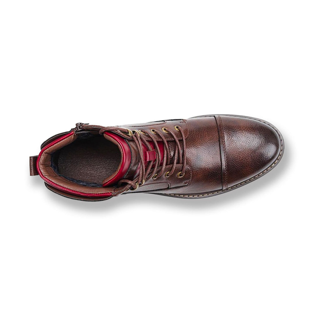 Aaron | Luxurious Leather Oxford Boots for Ultimate Comfort