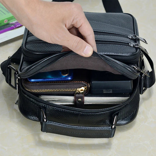 Knox | Stylische mittelgroße Reisetasche aus echtem Leder