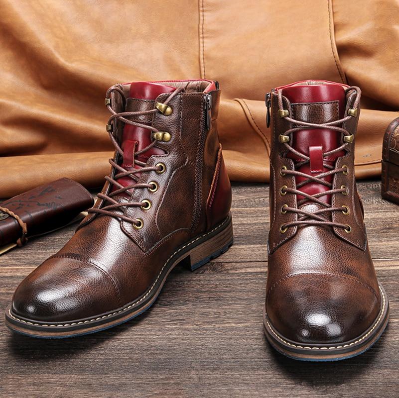 Aaron | Luxurious Leather Oxford Boots for Ultimate Comfort