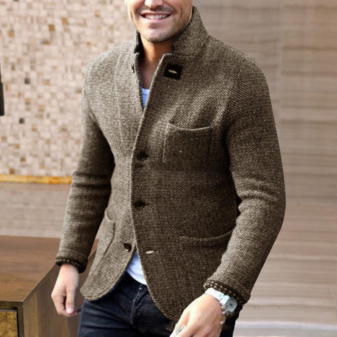 Jaxon | Stilvoller gestrickter Cardigan mit funktionalen Knöpfen