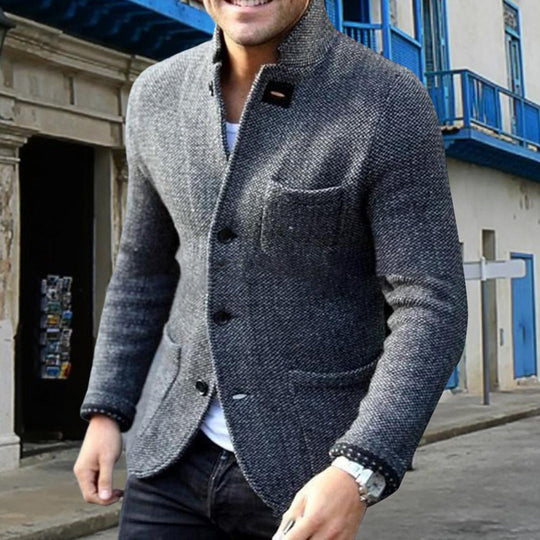 Jaxon | Stilvoller gestrickter Cardigan mit funktionalen Knöpfen
