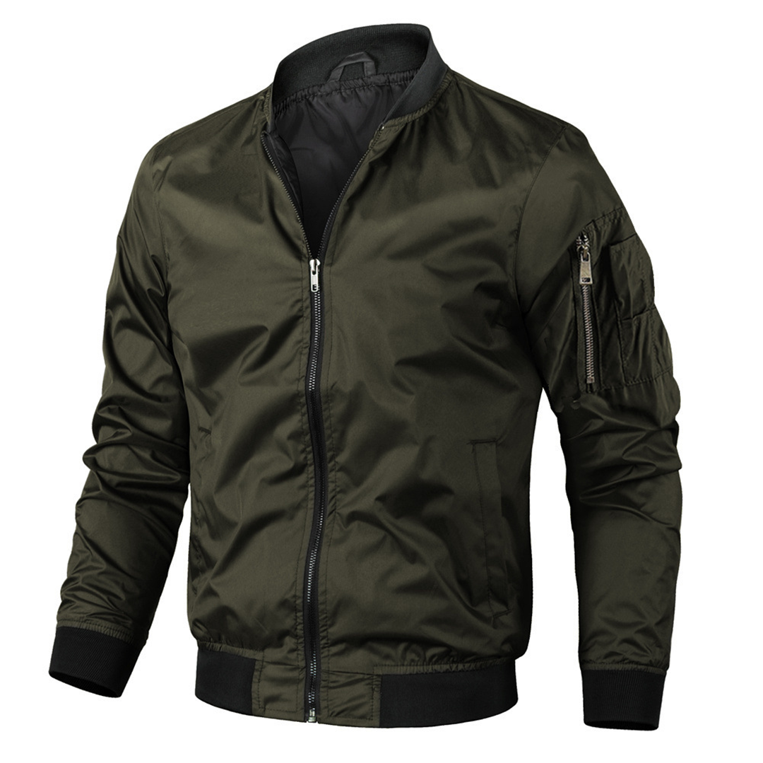 Gaius | Klassische Vintage-Bomberjacke, stilvolle und langlebige Oberbekleidung
