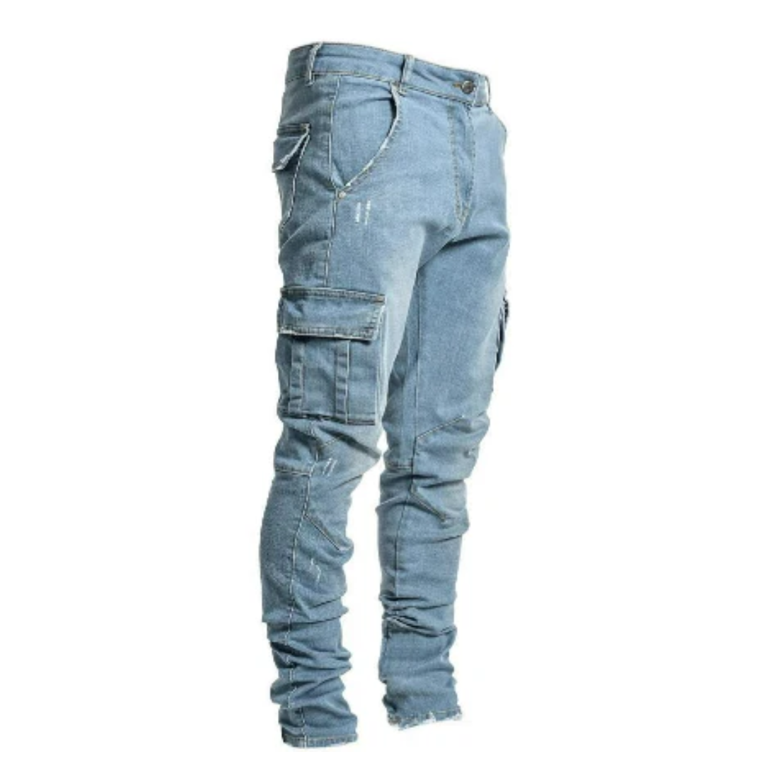 Jasper - Men's Cargo Pants Narrow Fit Durable Fabric 0