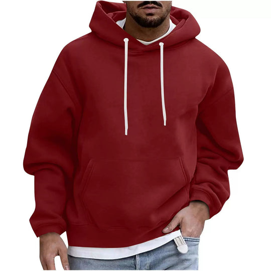 Jasper - Men's Fleece Hoodie Loose Fit with Kangaroo Pocket 2