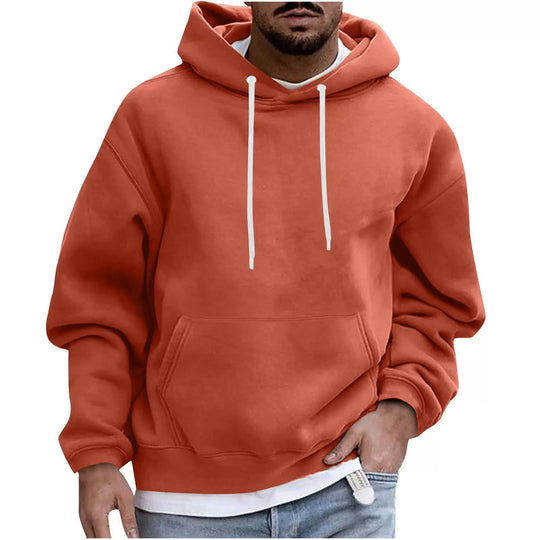 Jasper - Men's Fleece Hoodie Loose Fit with Kangaroo Pocket 3