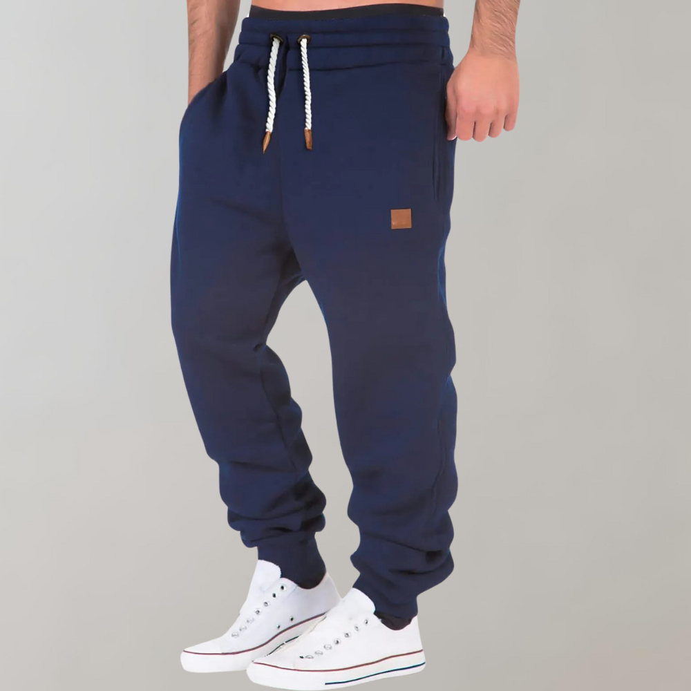 Jasper - Men's Jogging Pants Relaxed Fit Cotton Blend 0
