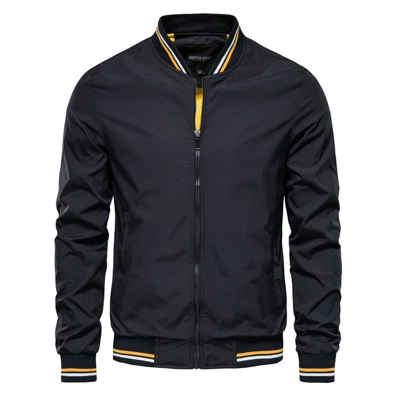 Kade - Men's Lightweight Bomber Jacket with Contrasting Details, Stylish and Comfortable 0