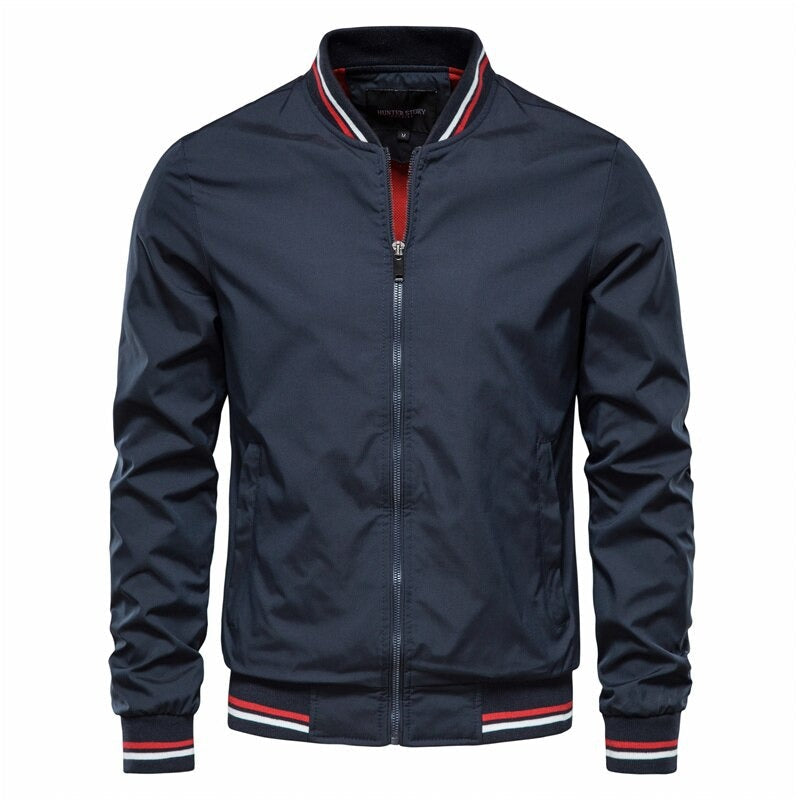 Kade - Men's Lightweight Bomber Jacket with Contrasting Details, Stylish and Comfortable 1