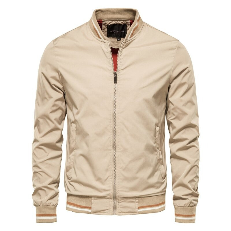 Kade - Men's Lightweight Bomber Jacket with Contrasting Details, Stylish and Comfortable 3