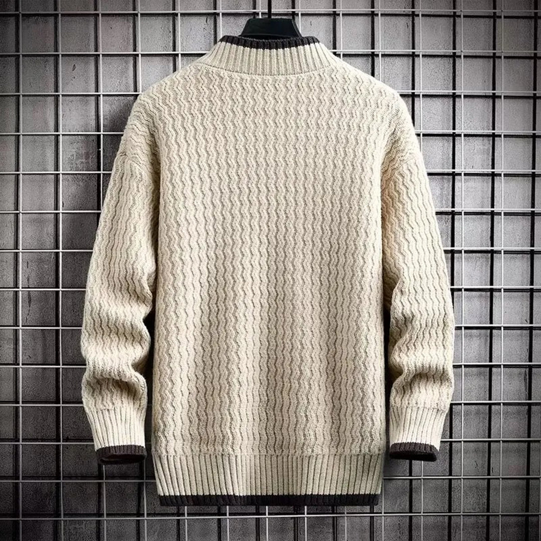 Leroy | Gemütlicher, dicker Strickpullover für Komfort und Stil