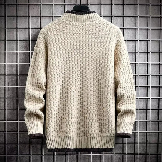 Leroy | Gemütlicher, dicker Strickpullover für Komfort und Stil