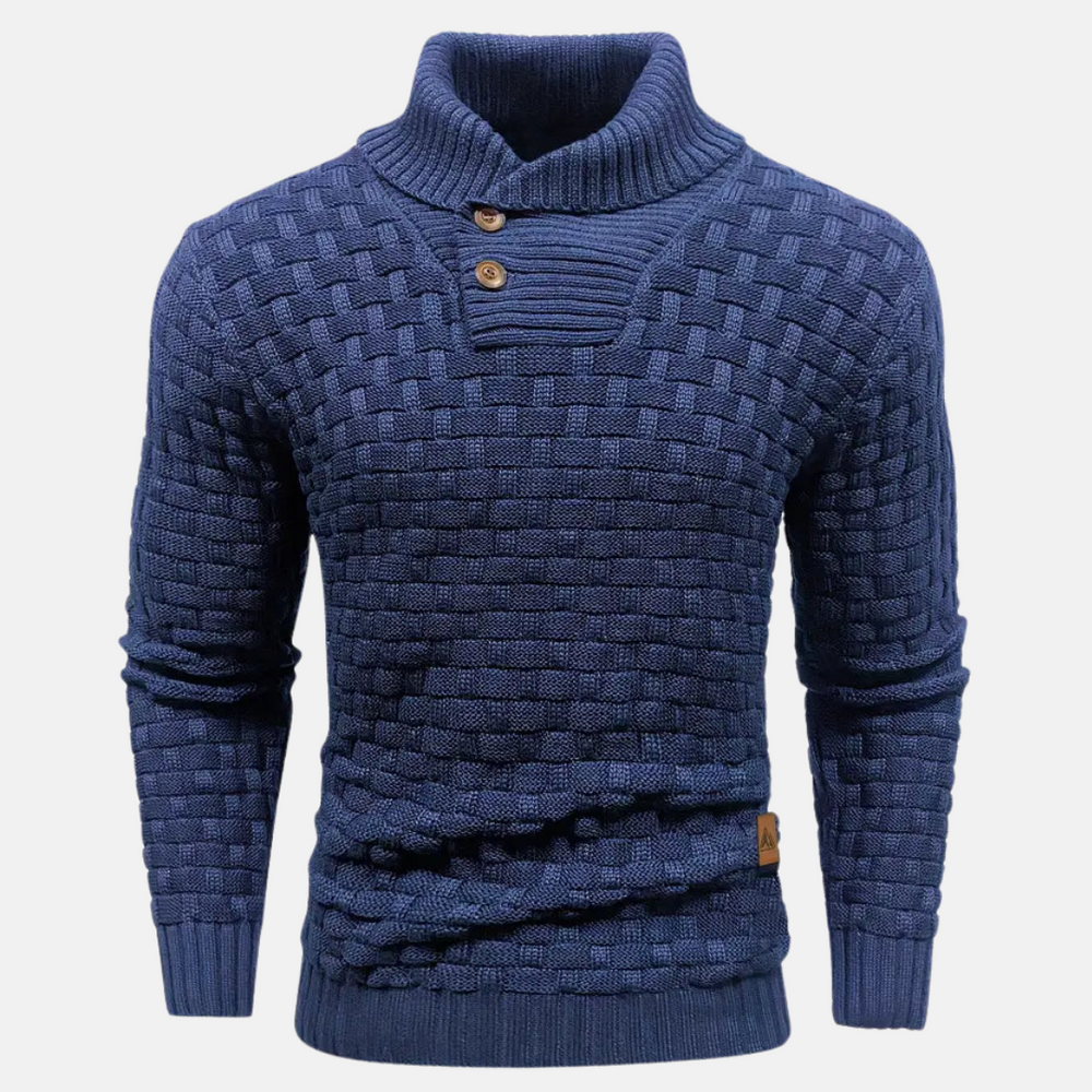 Kaso | Gemütlicher, modischer Pullover mit Knöpfen