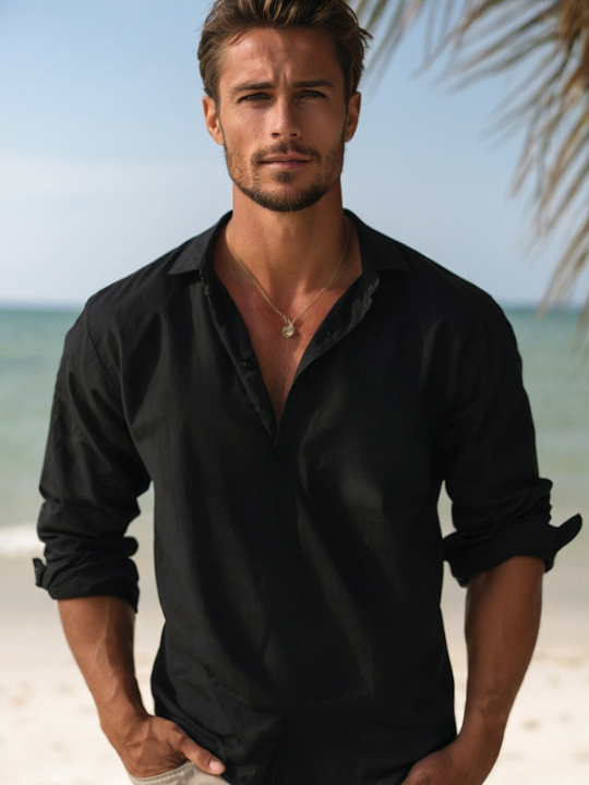 Kasandro | Men's Summer Shirt, Lightweight, Breathable, Stylish for Warm Weather