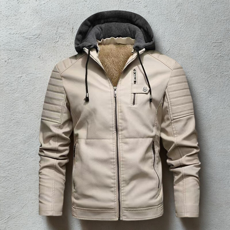 Liam - Men's Quilted Hooded Jacket Slim Fit with Plush Lining 1