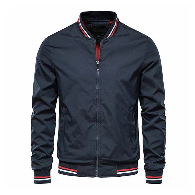 Cyrus | Stylische gestreifte Bomberjacke für Herren