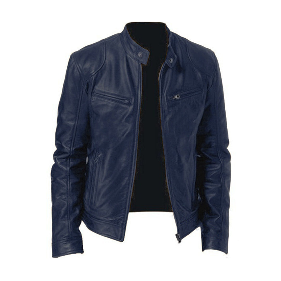 Michael | Stylische, langlebige, bequeme Lederjacke für Männer