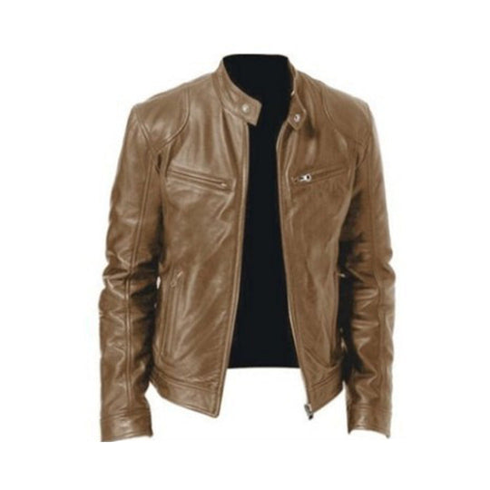 Michael | Stylische, langlebige, bequeme Lederjacke für Männer