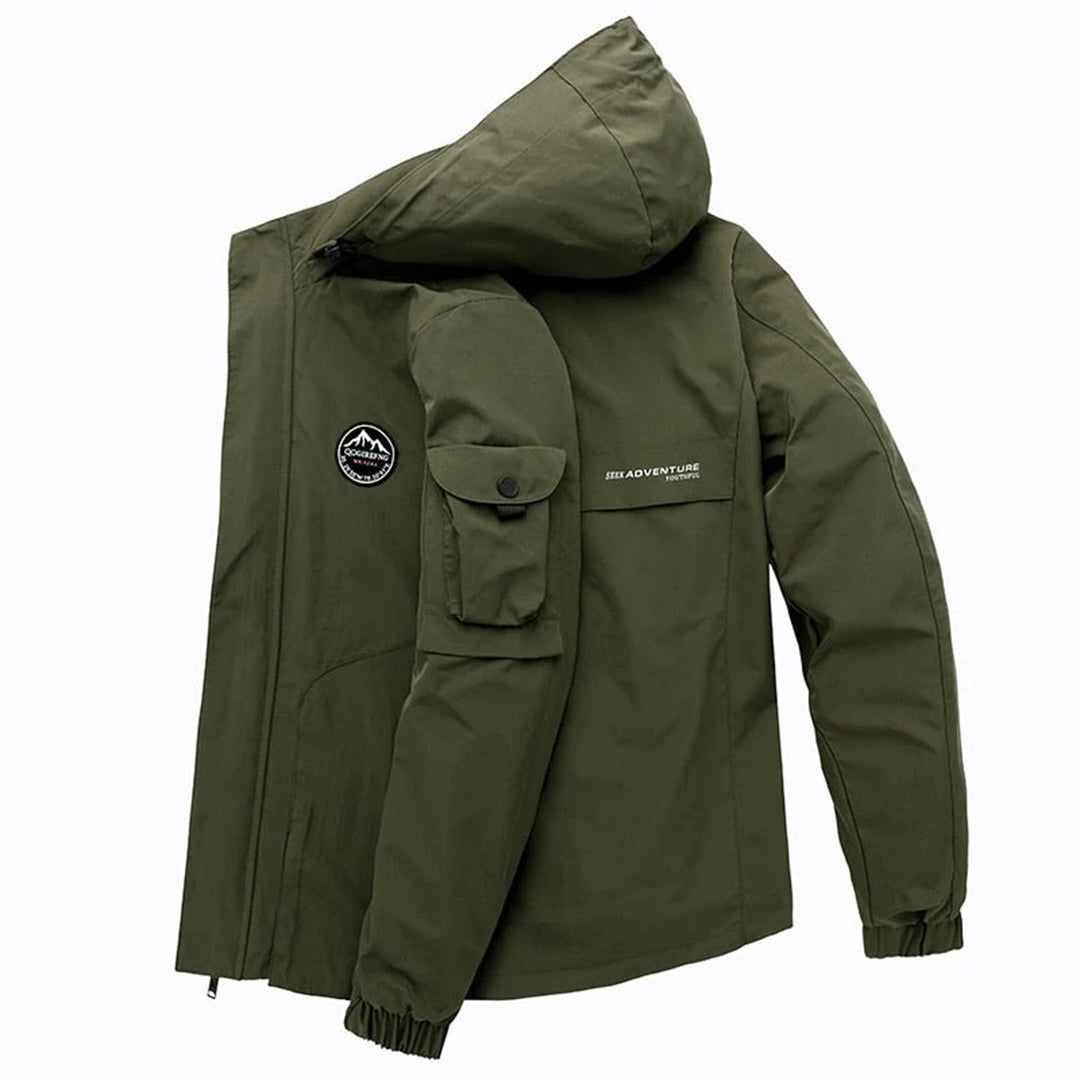 Mason | Stylish Hooded Bomber Jacket for Men, Versatile and Comfortable