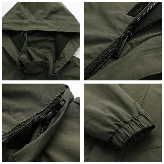 Mason | Stylish Hooded Bomber Jacket for Men, Versatile and Comfortable