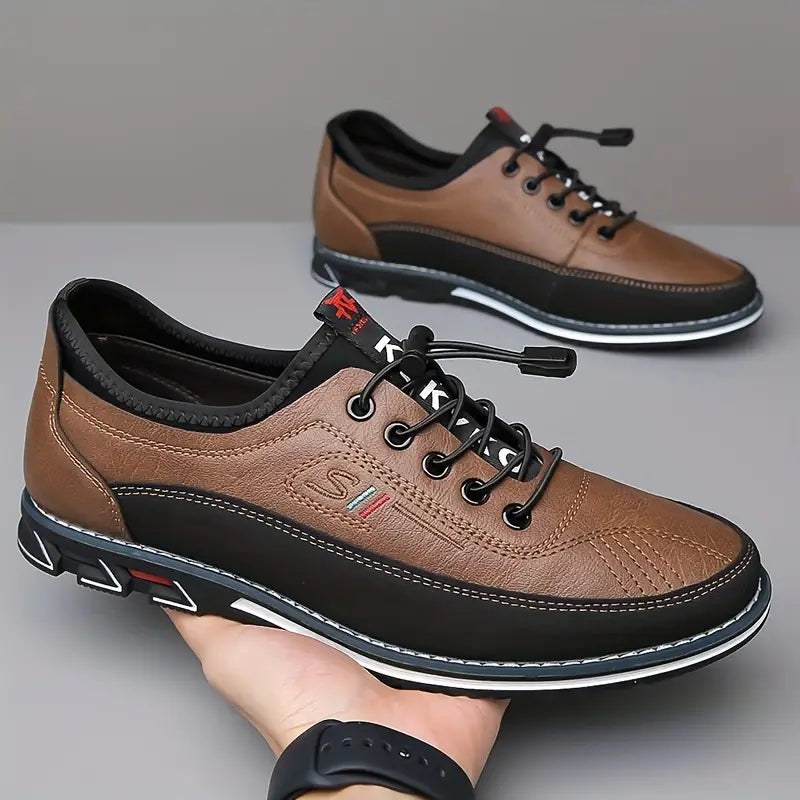 Mauro - Men's Oxford Shoes Premium Vegan Leather Classic Design 8