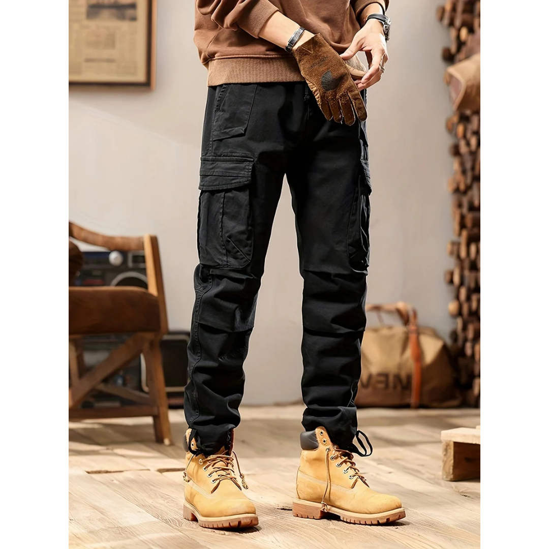 Maverick - Men's Tactical Cargo Pants with Multiple Pockets Durable Fabric 1