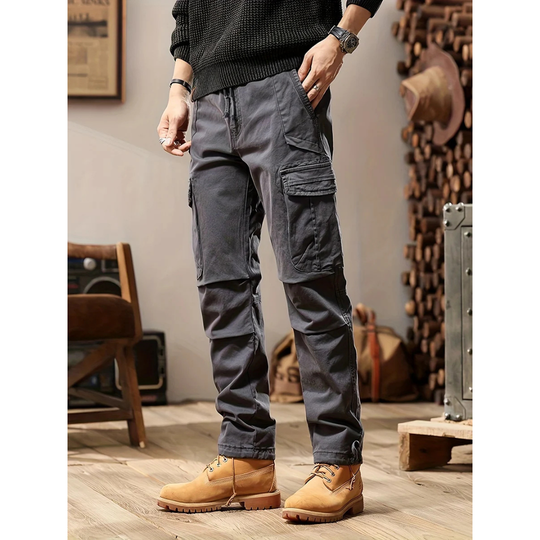 Maverick - Men's Tactical Cargo Pants with Multiple Pockets Durable Fabric 2