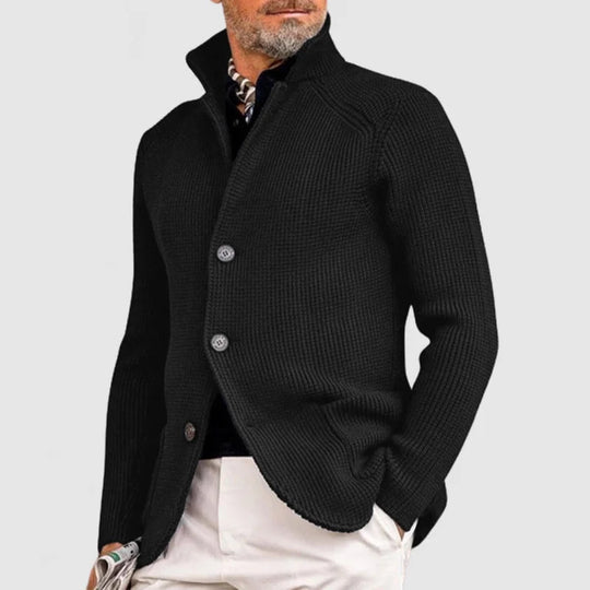 Milo - Men's Cardigan Soft Polyester, Versatile Style 2
