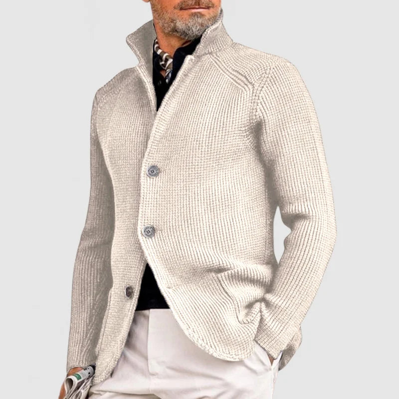 Milo - Men's Cardigan Soft Polyester, Versatile Style 3