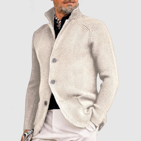 Milo - Men's Cardigan Soft Polyester, Versatile Style 3
