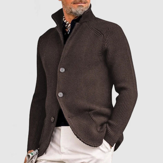 Milo - Men's Cardigan Soft Polyester, Versatile Style 5