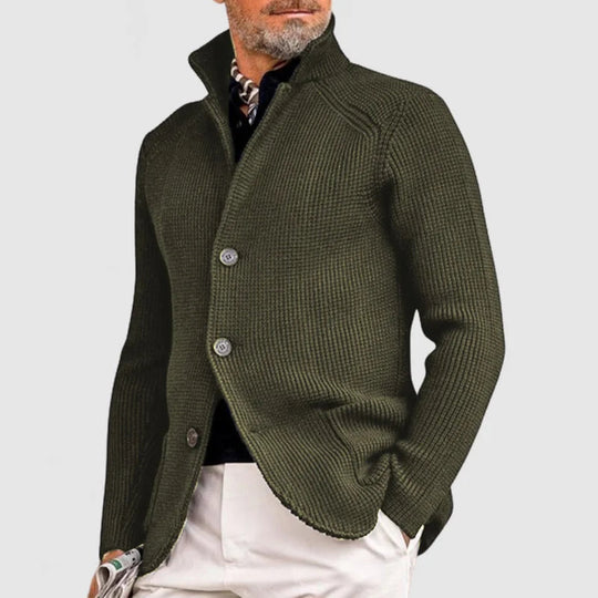 Milo - Men's Cardigan Soft Polyester, Versatile Style 6