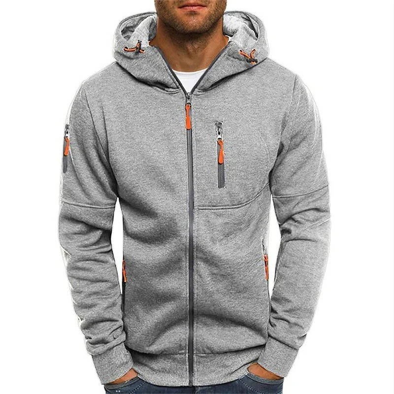 Milo - Men's Full Zip Hoodie Lightweight Polyester 10