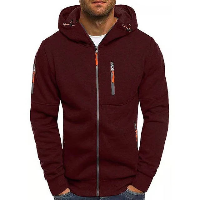 Milo - Men's Full Zip Hoodie Lightweight Polyester 6