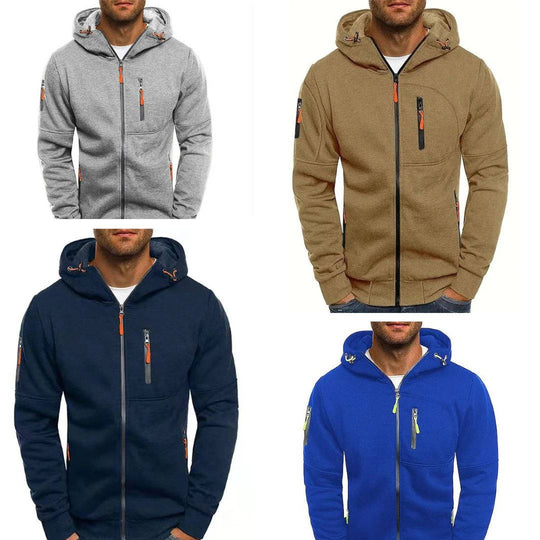 Milo - Men's Full Zip Hoodie Lightweight Polyester 7
