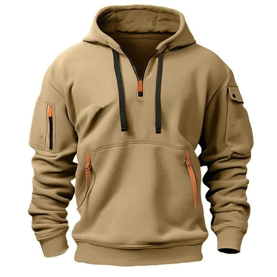 Milo - Men's Half-Zip Hoodie Comfortable Fit 2