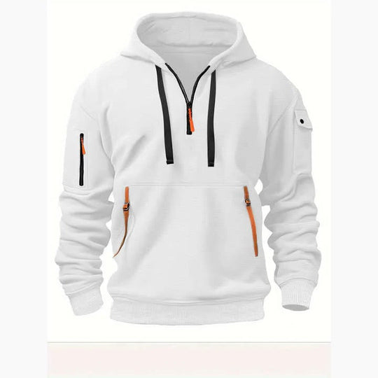 Milo - Men's Half-Zip Hoodie Comfortable Fit 5